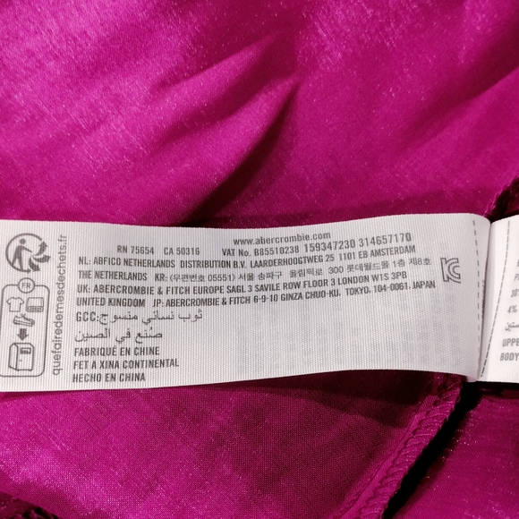 Abercrombie & Fitch Taffeta Off-The-Shoulder Midi Dress Sz M - Picture 5 of 6